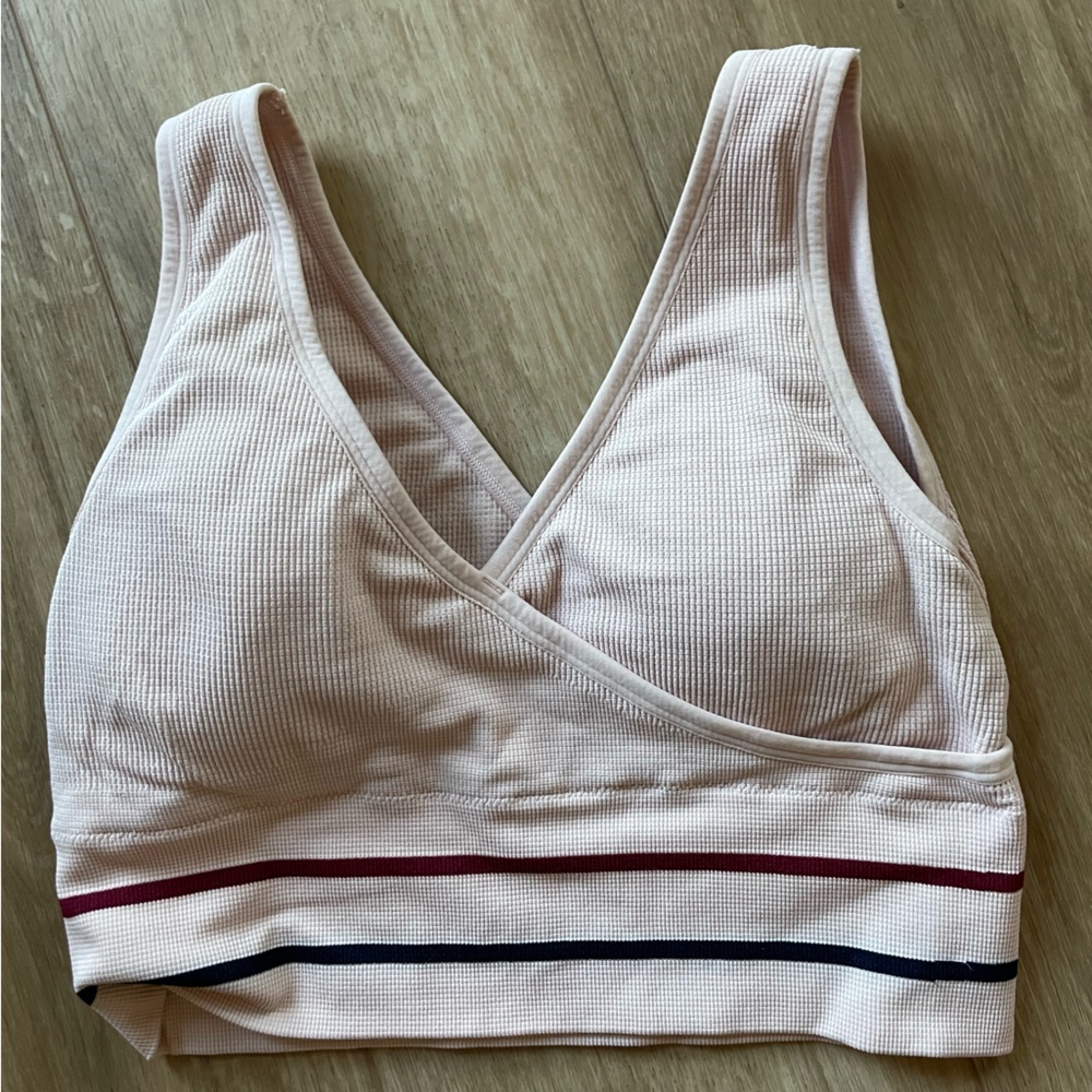 Zyia Blossom Waffle Stripe Bra